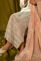 MINT FOREST-2PC (SHIRT & DUPATTA)