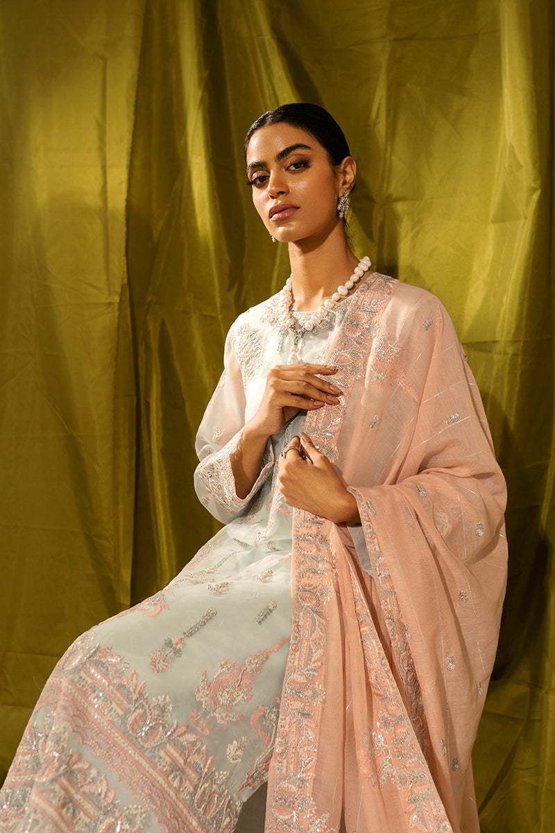 MINT FOREST-2PC (SHIRT & DUPATTA)
