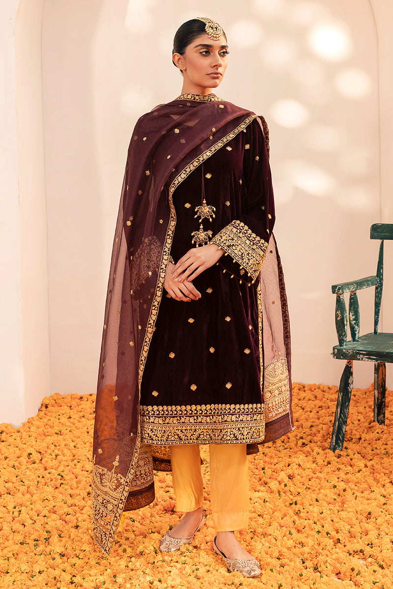 DEEP SHELL-2PC (SHIRT & DUPATTA)