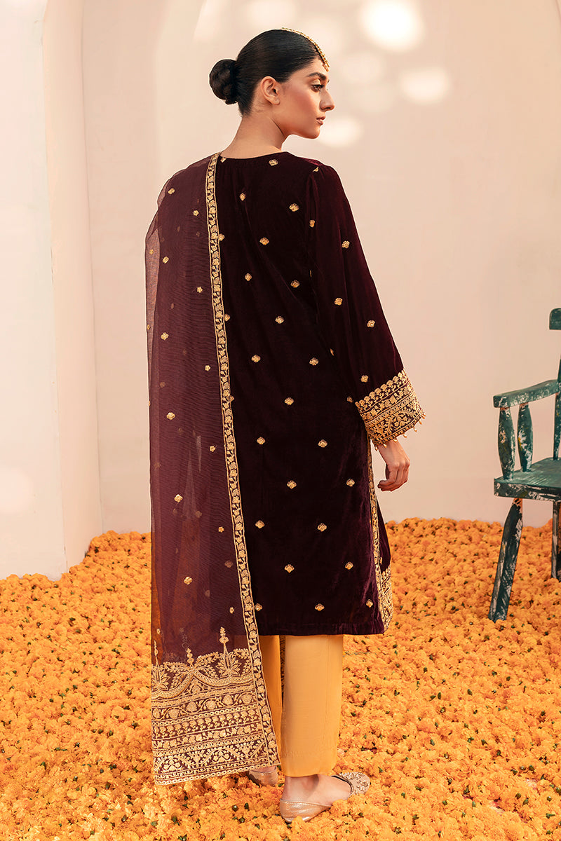 DEEP SHELL-2PC (SHIRT & DUPATTA)