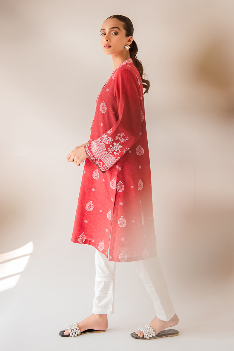 RUBY MIST DIGITAL PRINTED SHIRT
