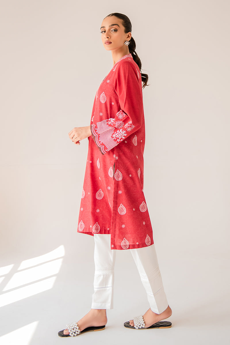 RUBY MIST DIGITAL PRINTED SHIRT