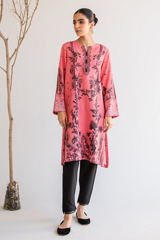 TIMBER TALE DIGITAL PRINTED KHADDAR SHIRT