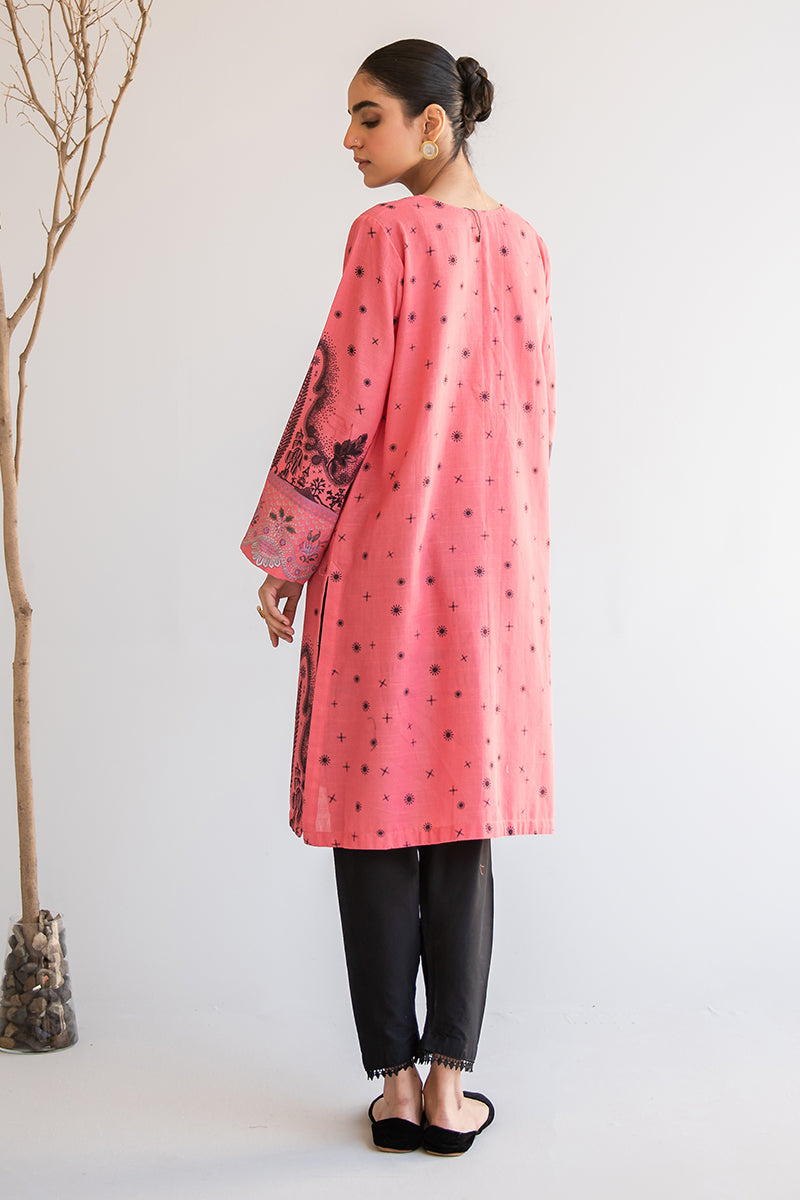 TIMBER TALE DIGITAL PRINTED KHADDAR SHIRT
