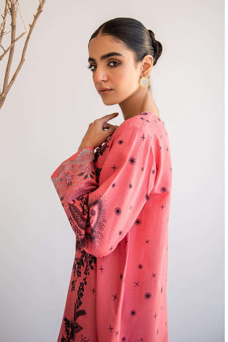 TIMBER TALE DIGITAL PRINTED KHADDAR SHIRT