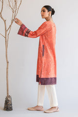 RELIC BLUSH KHADDAR PRINTED SHIRT