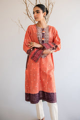 RELIC BLUSH KHADDAR PRINTED SHIRT