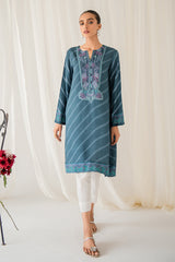 FLORAL SPECK LINEN PRINTED SHIRT