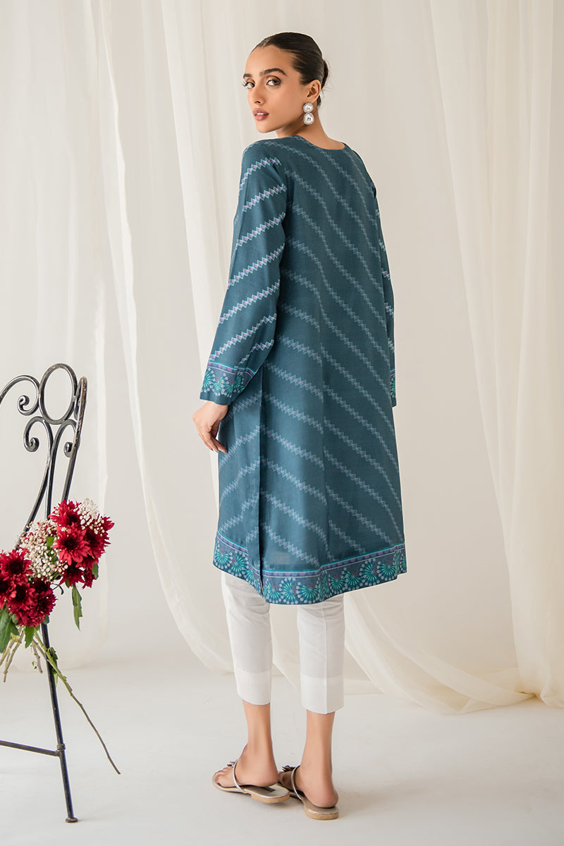 FLORAL SPECK LINEN PRINTED SHIRT