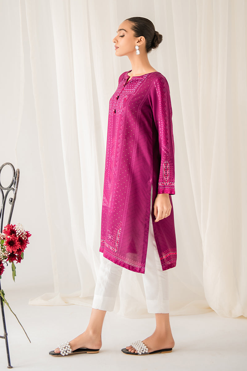 PERSE CREDO DIGITAL PRINTED LINEN SHIRT