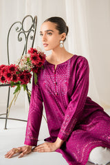 PERSE CREDO DIGITAL PRINTED LINEN SHIRT