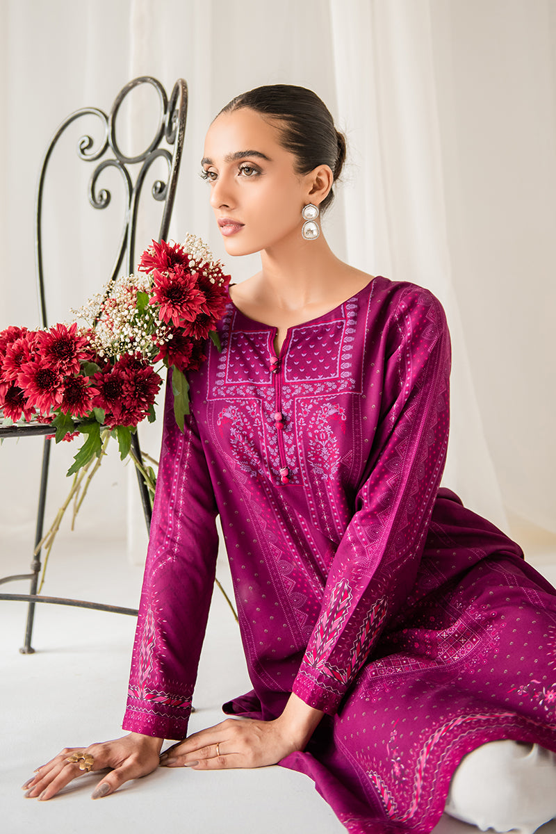 PERSE CREDO DIGITAL PRINTED LINEN SHIRT