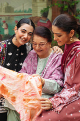 FOLK TALE-3PC- EMBROIDERED KHADDAR SUIT