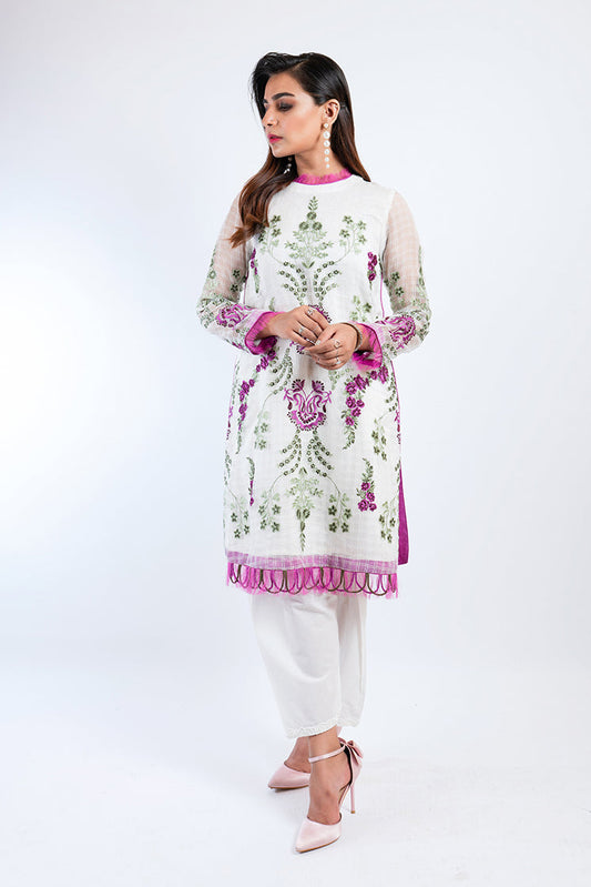 WHITE GARDEN - EMBELLISHED SHIRT