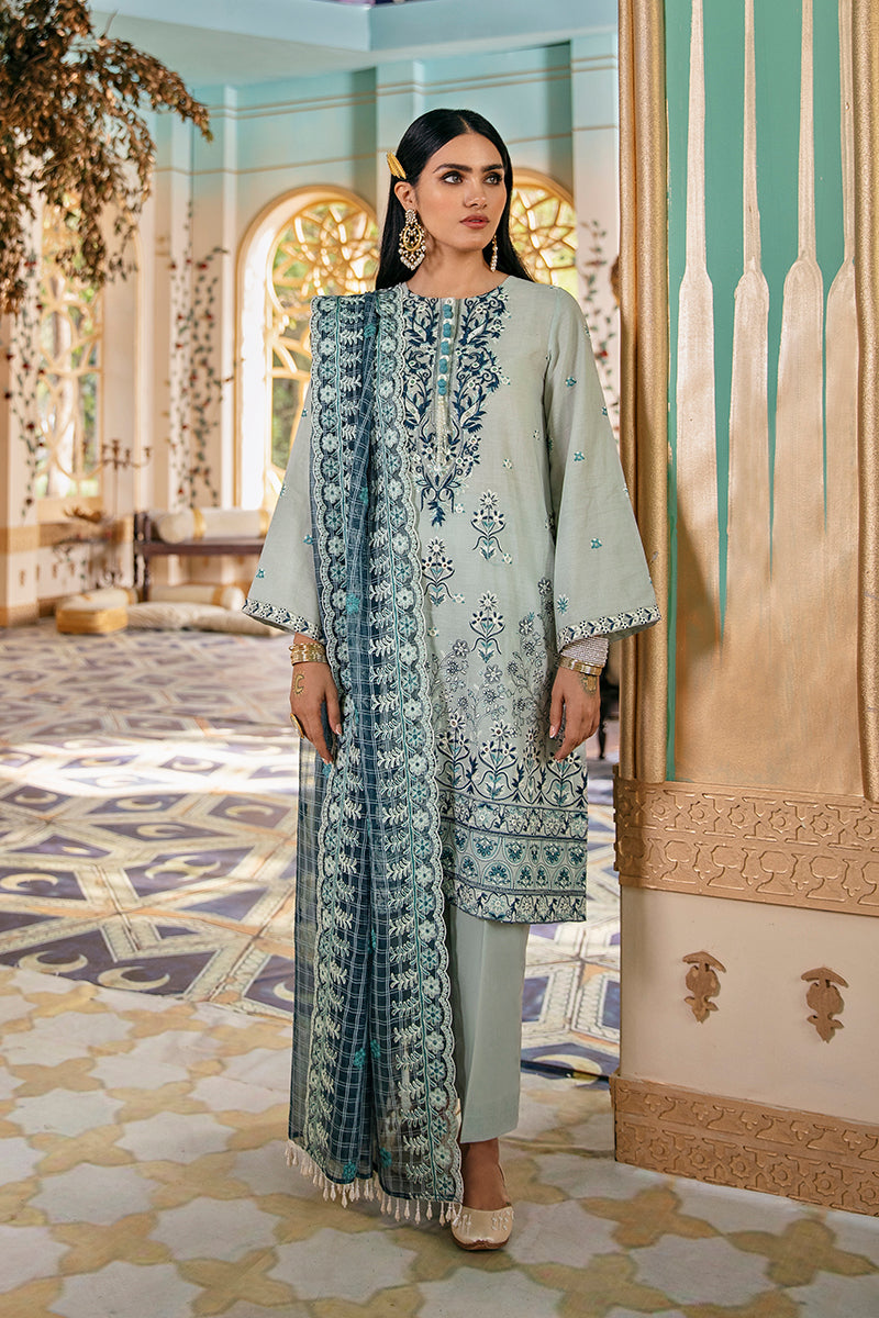 CRADLE ASH - EMBROIDERED LAWN - 3 PCS