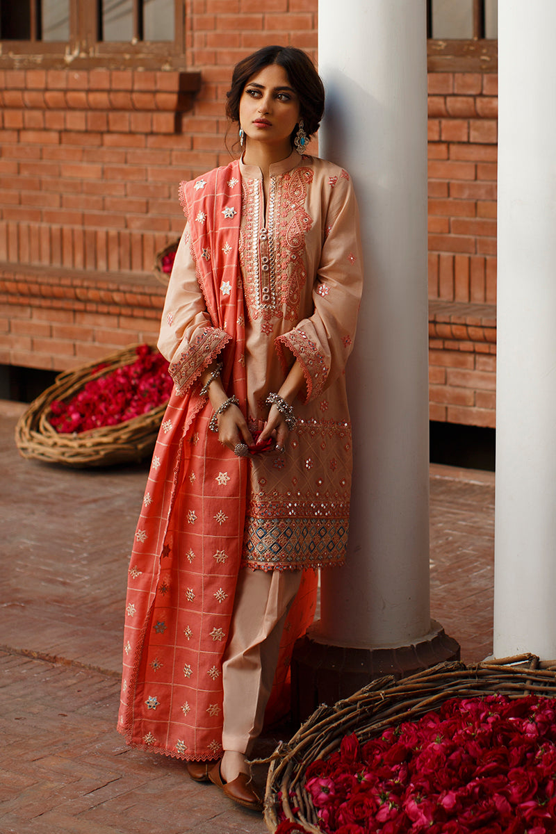 MISTY BREEZE - EMBROIDERED LAWN - 3 PCS