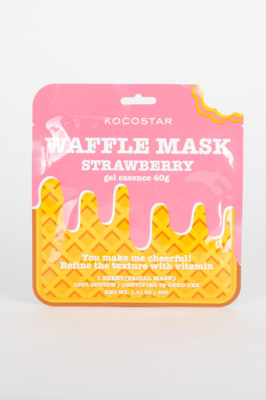 Waffle Mask Strawberry