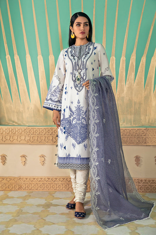 DAMASK TALES - DIGITAL PRINTED LAWN - 3 PCS