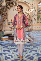 PERIWINKLE DUST - DIGITAL PRINTED LAWN -2 PCS