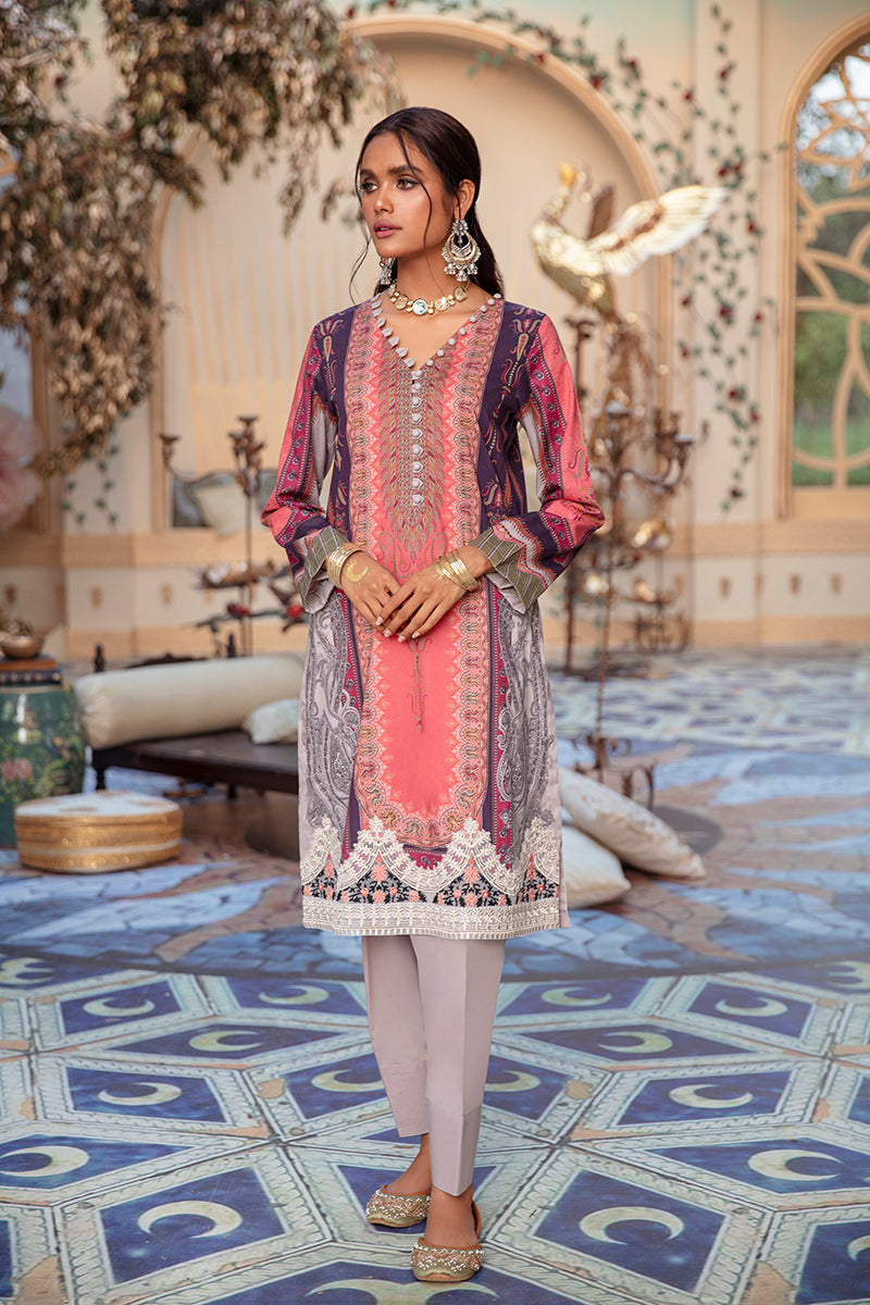 PERIWINKLE DUST - DIGITAL PRINTED LAWN -2 PCS