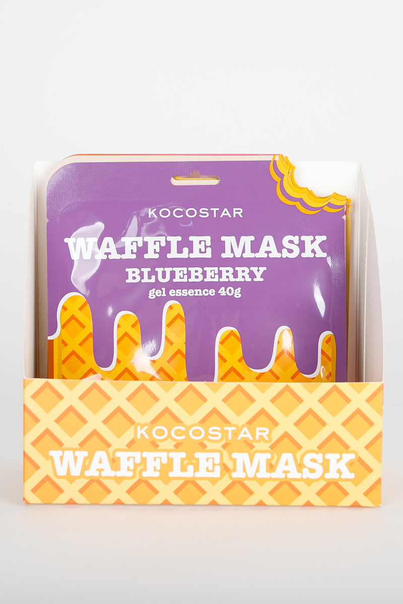 Waffle Mask Blueberry