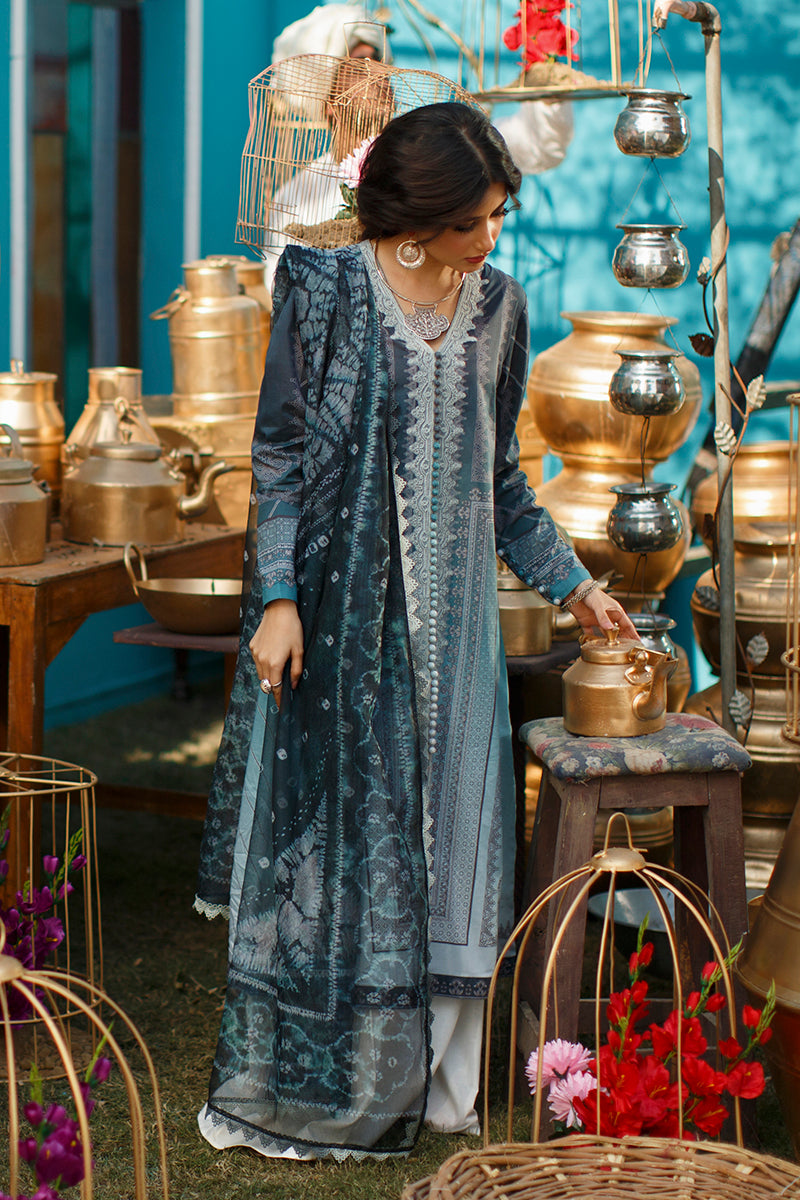 OCEAN RIPPLE - DIGITAL PRINTED LAWN - 3 PCS