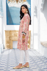 PEACH SERENITY- PRINTED SHIRT