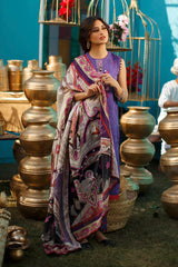 BERRY BLUE - DIGITAL PRINTED LAWN - 3 PCS