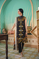 CAPULET OLIVE - EMBROIDERED LAWN - 3 PCS