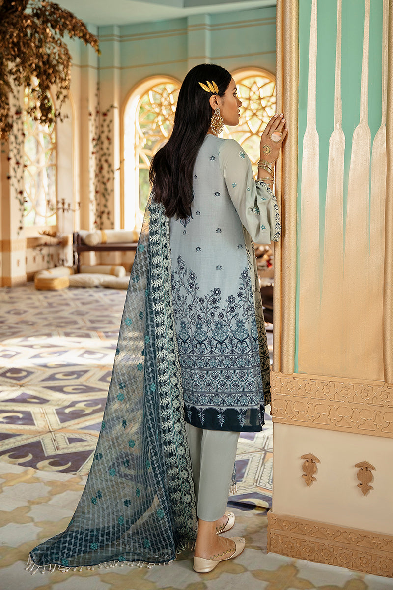 CRADLE ASH - EMBROIDERED LAWN - 3 PCS