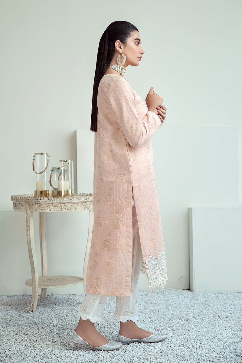 RUDDY CORAL - EMBELLISHED SHIRT