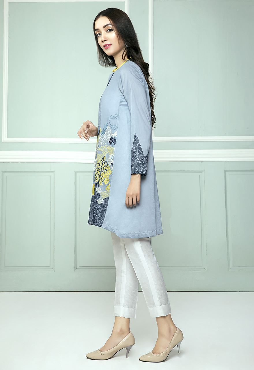 AZURE BROCADE
