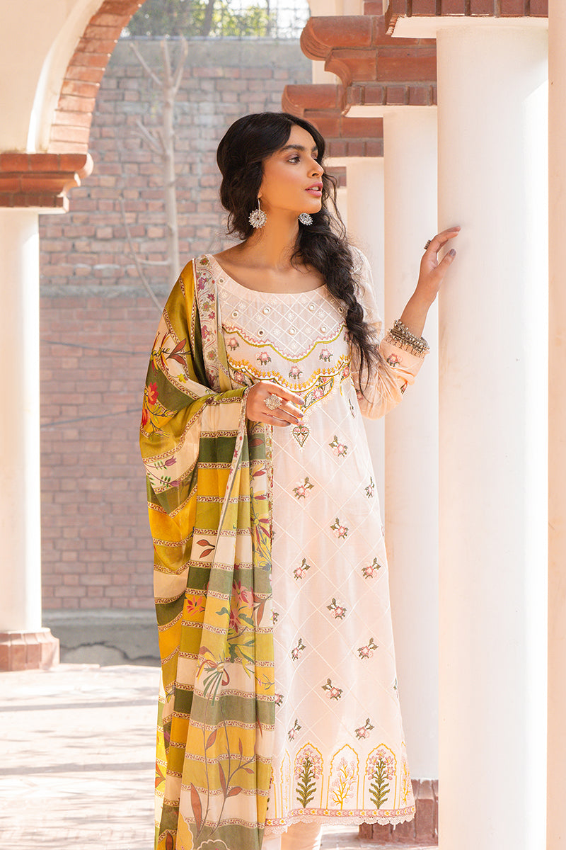 BLAZING SPRUCE - EMBROIDERED LAWN - 3 PCS