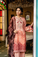 TANGERINE BLUFF - DIGITAL PRINTED LAWN - 3 PCS