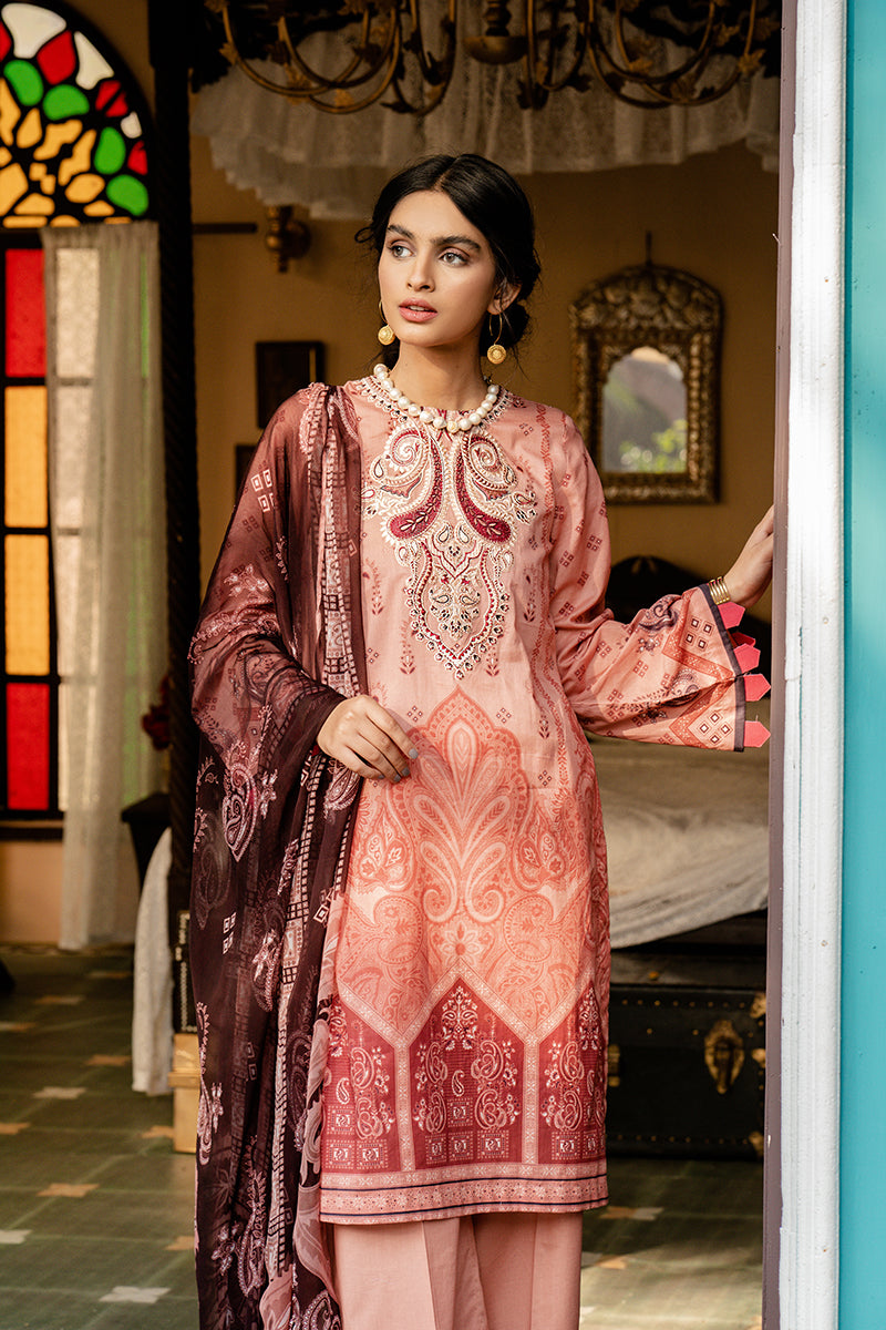 TANGERINE BLUFF - DIGITAL PRINTED LAWN - 3 PCS