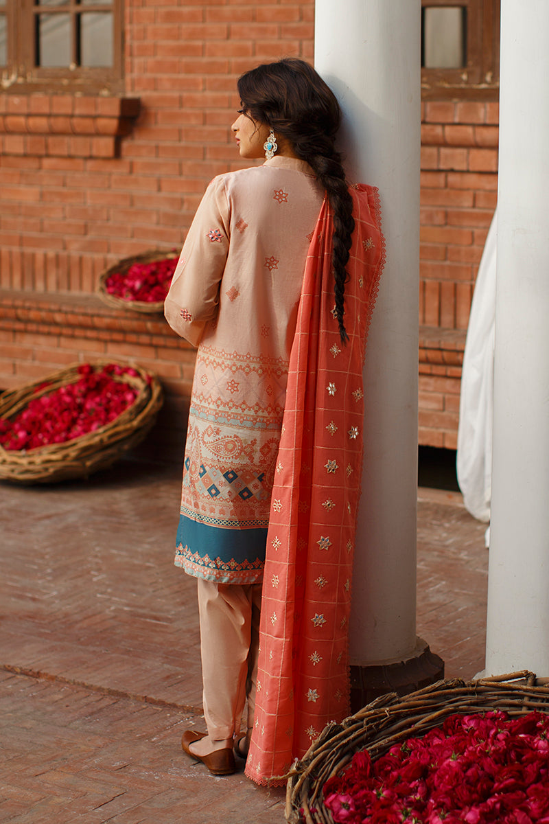 MISTY BREEZE - EMBROIDERED LAWN - 3 PCS