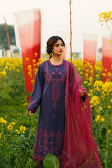 BARGELLO TRACERY - EMBROIDERED LAWN - 3 PCS