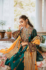 VERDANT GALORE - 3 PIECE (DIGITAL PRINTED BACK AND SLEEVES)