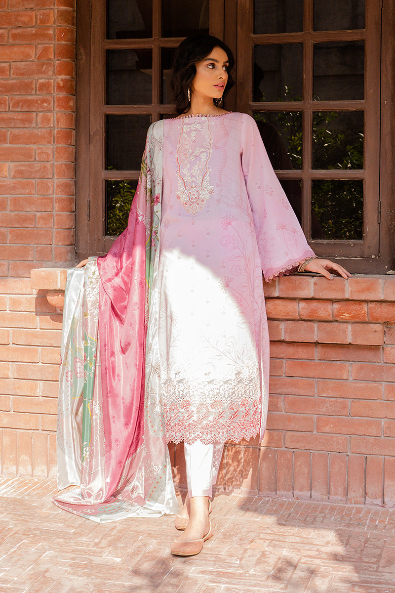 PINK ASTER - DIGITAL PRINTED LAWN - 3 PCS