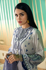 DAMASK TALES - DIGITAL PRINTED LAWN - 3 PCS