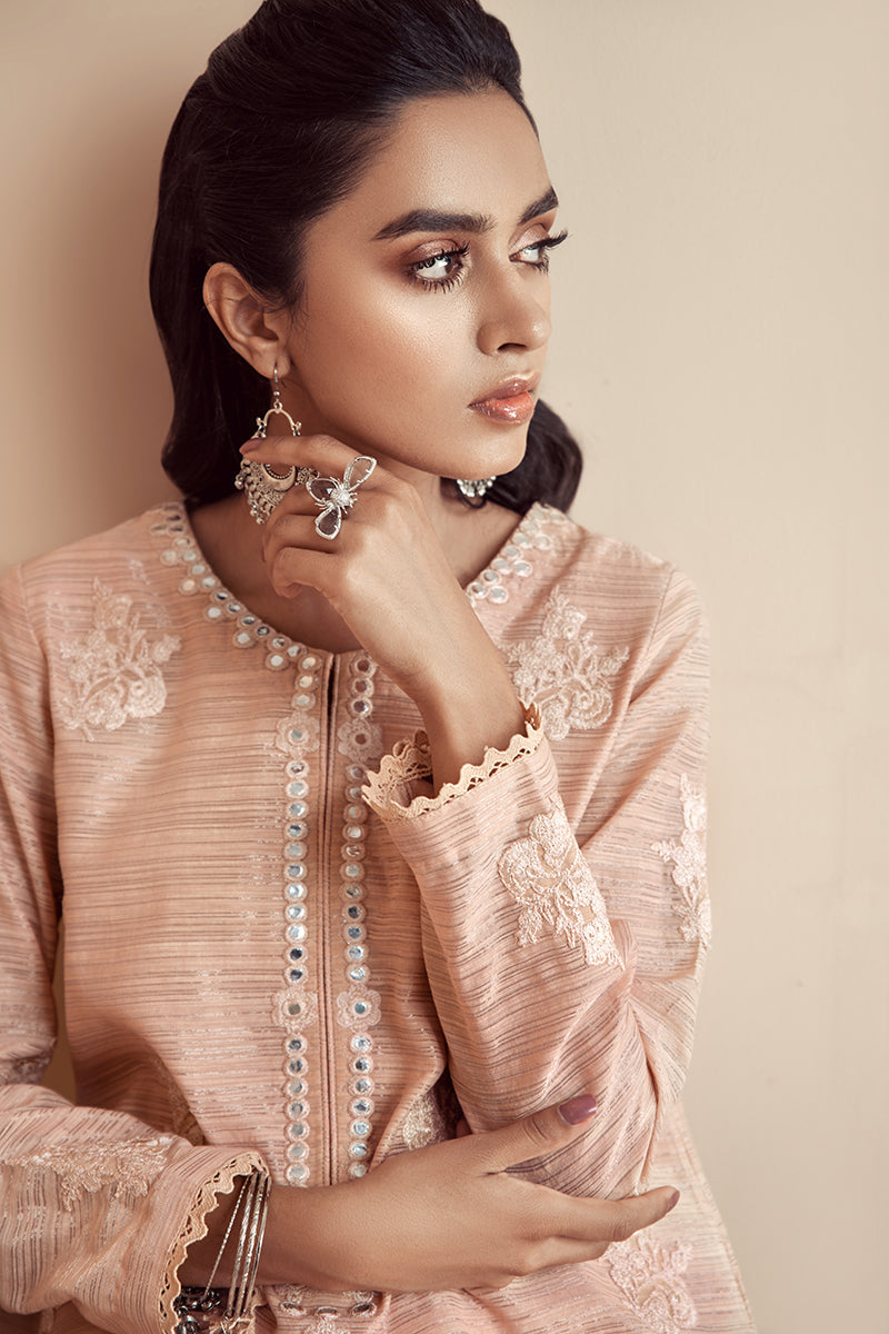 PEACH FLO - EMBELLISHED SHIRT