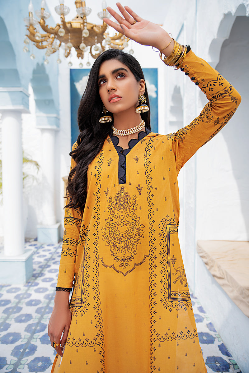 HONEY MUSTARD  - PRINTED SHIRT