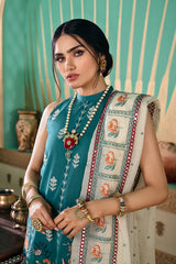 DEEP EMERALD - EMBROIDERED LAWN - 3 PCS