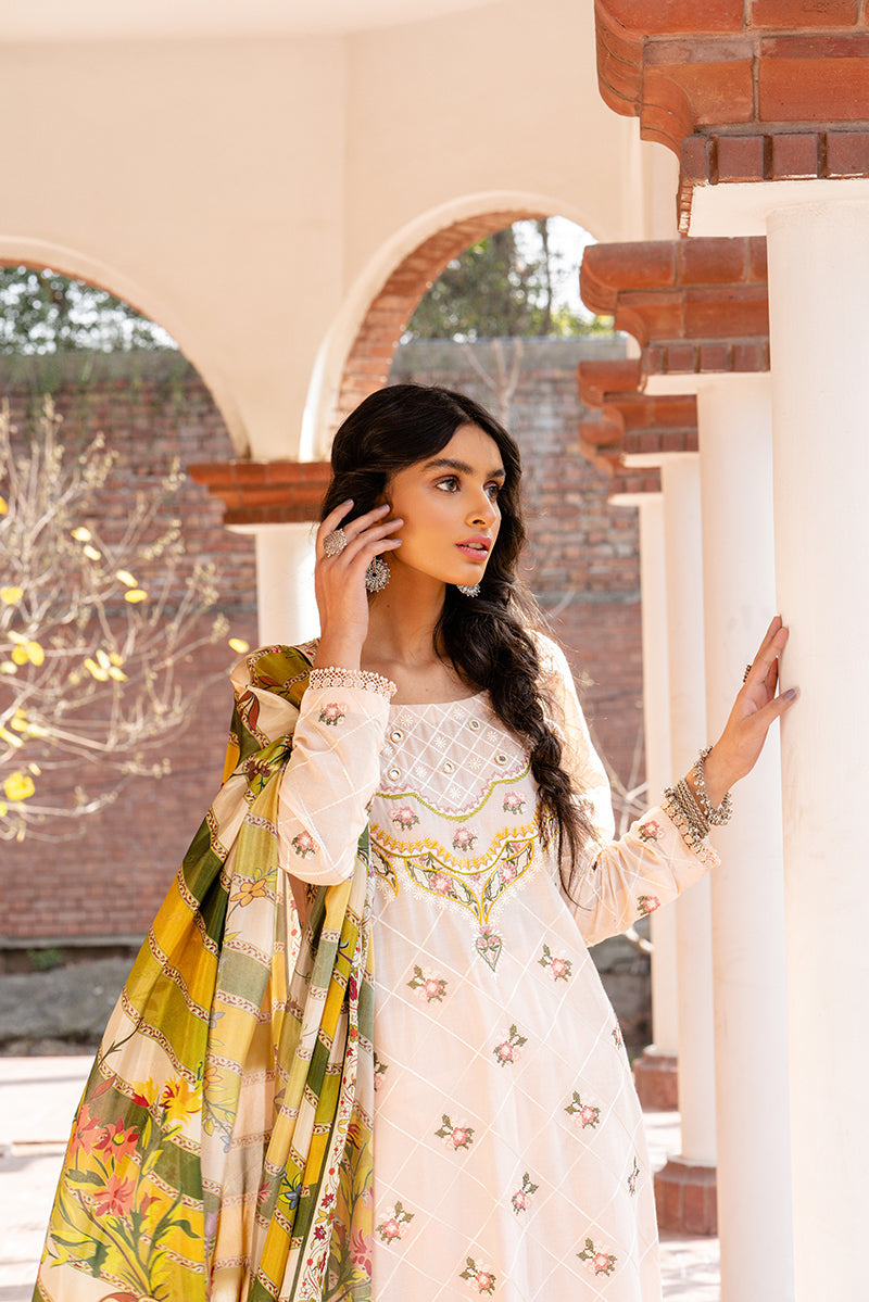 BLAZING SPRUCE - EMBROIDERED LAWN - 3 PCS