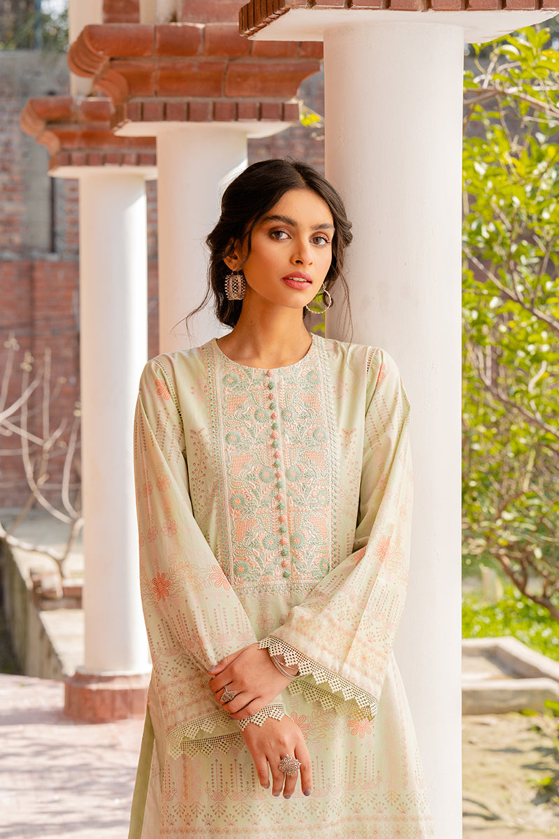 GREEN BUD - DIGITAL PRINTED LAWN - 2 PCS