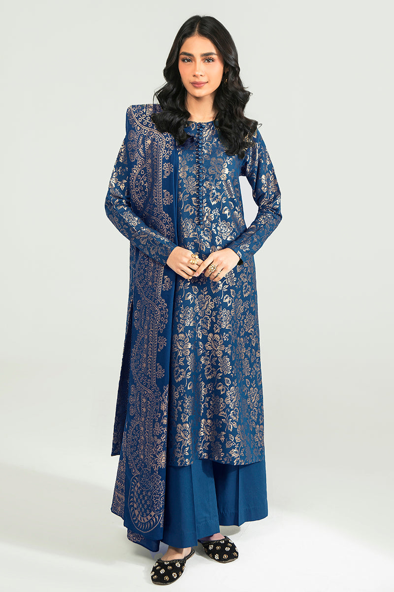 ORCHARD GLARE-B-3PC COTTON JACQUARD SUIT