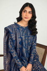 ORCHARD GLARE-B-3PC COTTON JACQUARD SUIT