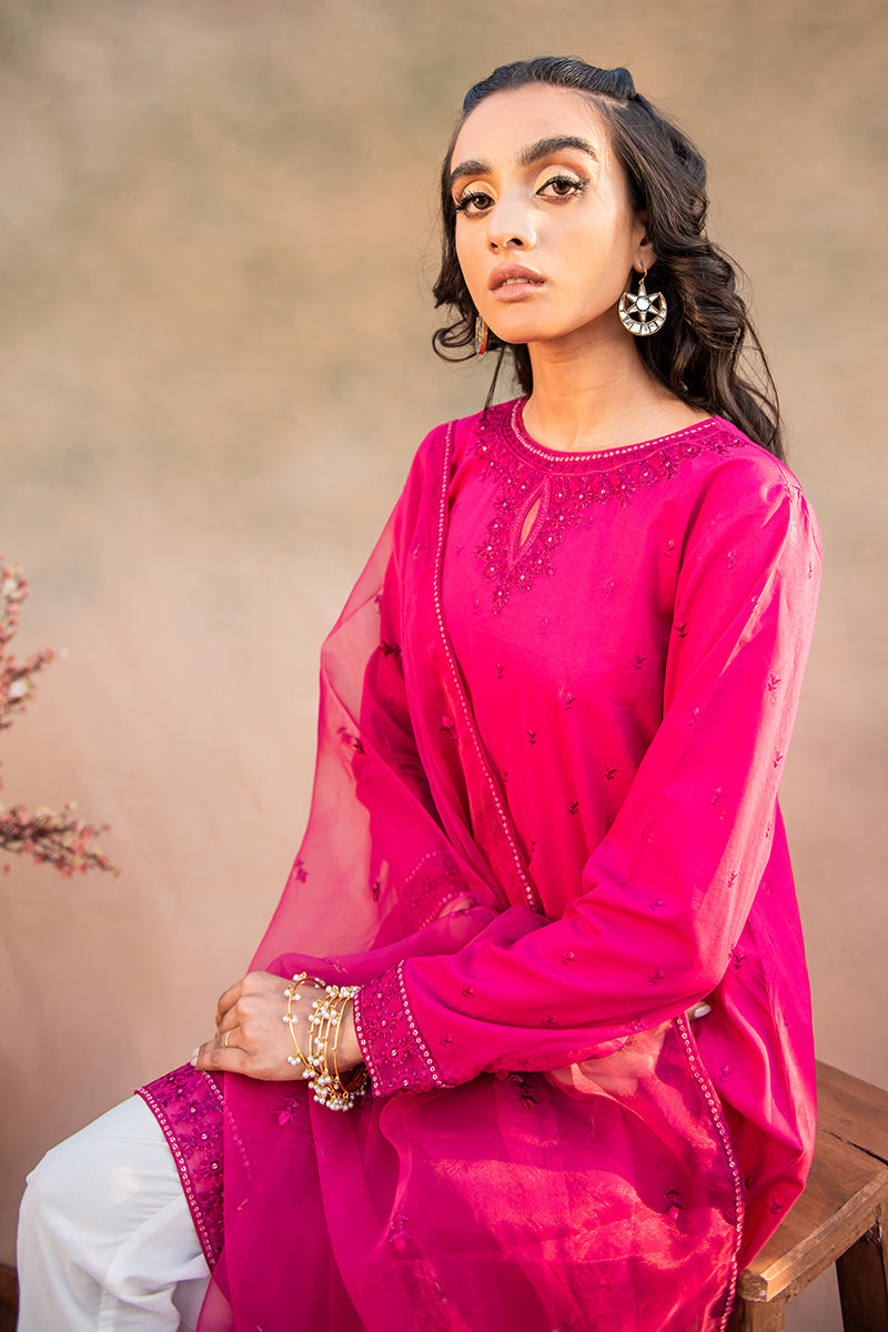 VOILET OAK 2PC (SHIRT & DUPATTA)