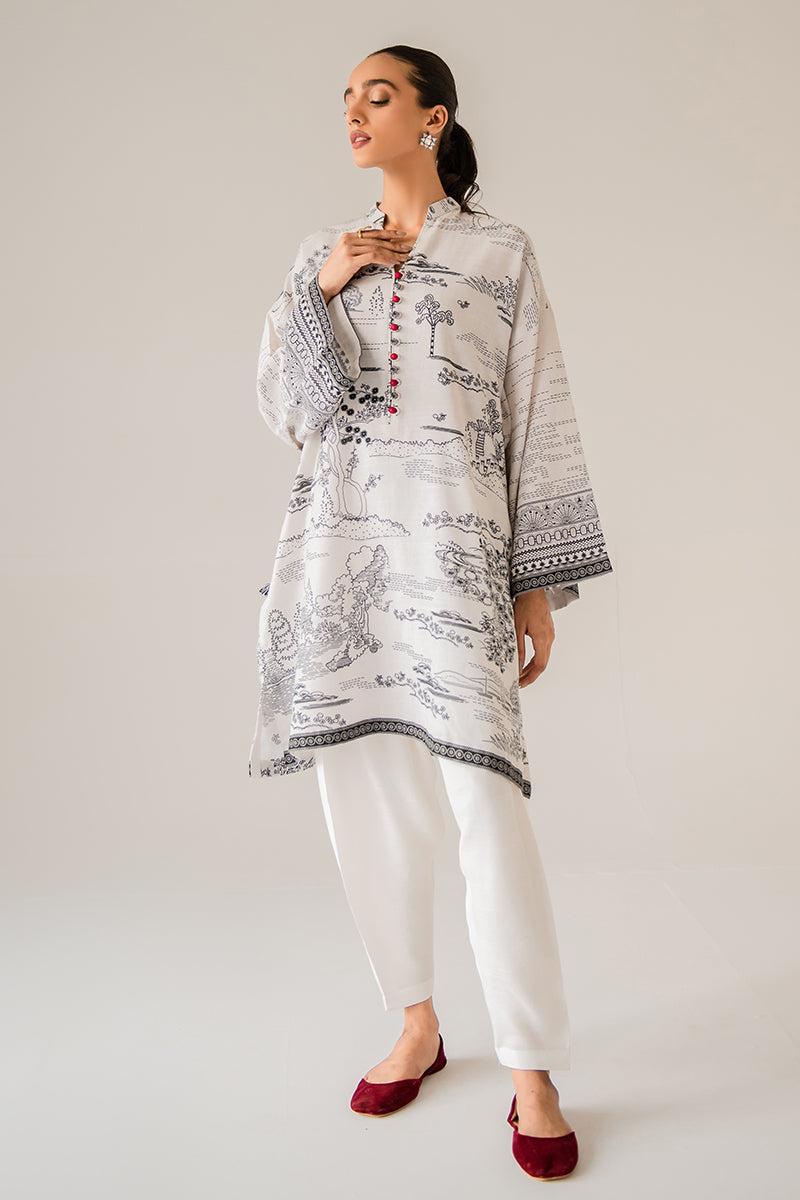 IVORY ESSENCE KHADDAR SHIRT