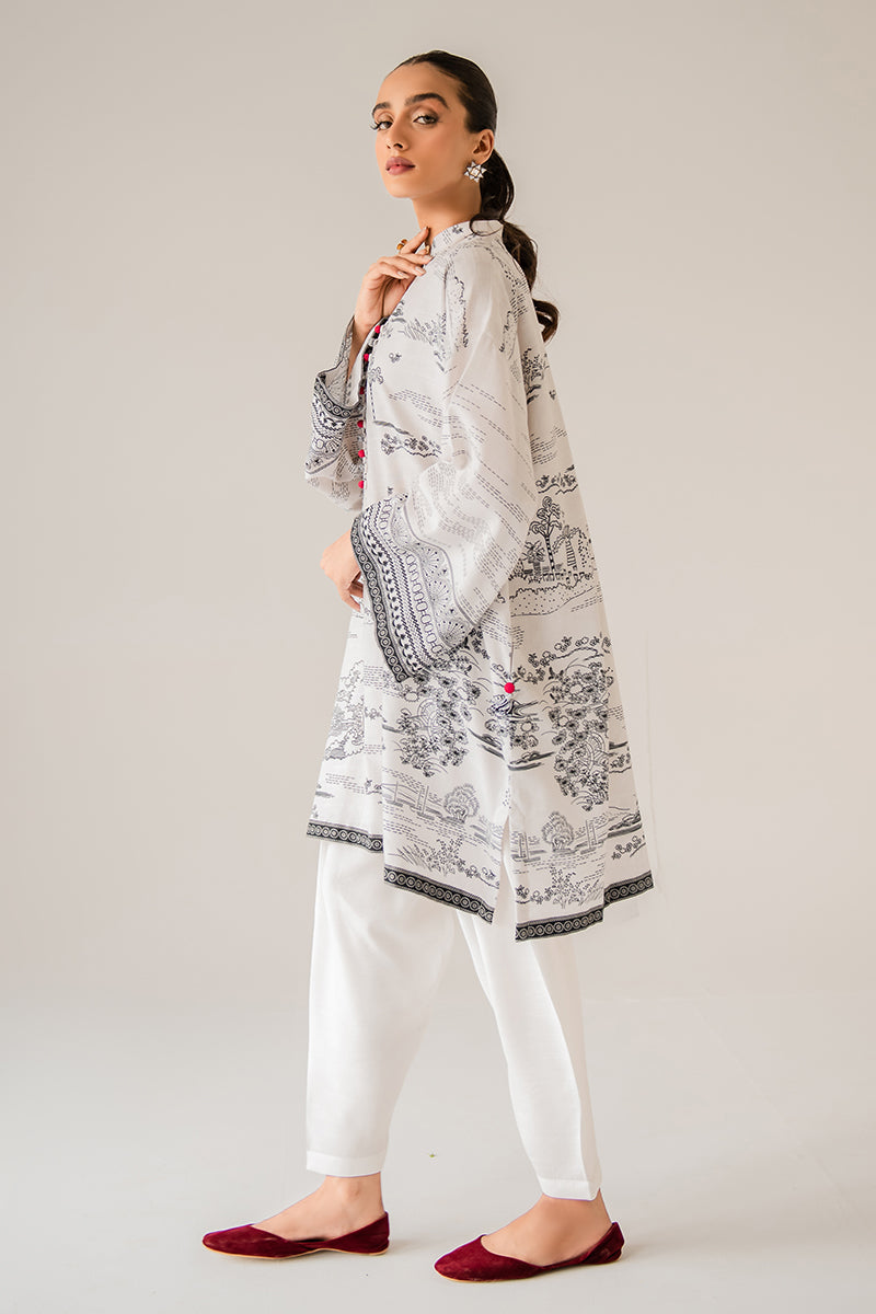 IVORY ESSENCE KHADDAR SHIRT